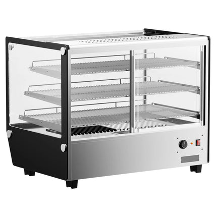 GGM Gastro Commercial Heated Display Cabinet - 880mm - 1.5kW - with 3 shelves