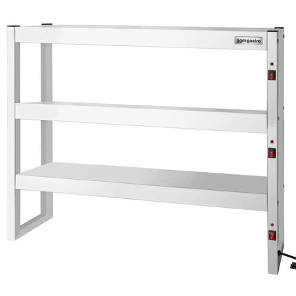 GGM Gastro Commercial Heated Gantry - 1200x300mm - 1.62kW - 3 Tier