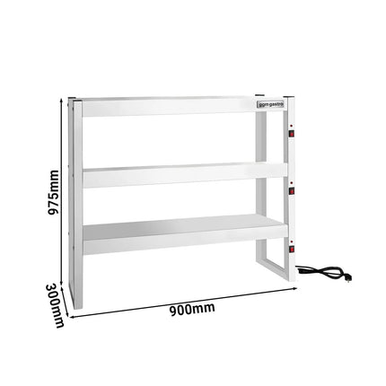 GGM Gastro Commercial Heated Gantry - 900x300mm - 1.08kW - 3 Tier