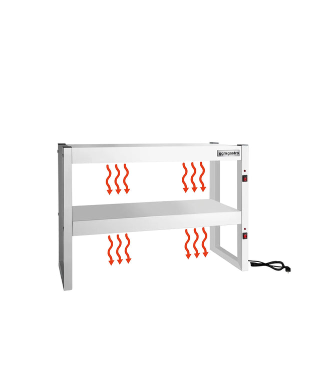 GGM Gastro Commercial Heated Gantry - 900x300mm - 720W - 2 Tier