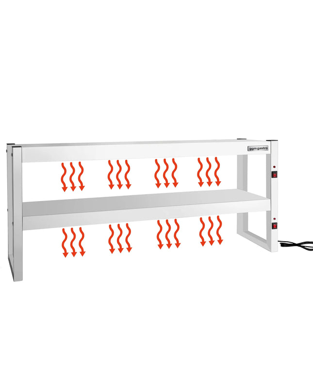 GGM Gastro Commercial Heated Gantry Infrared - 1800x300mm - 1.8kW - 2 Tier