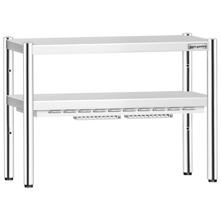 GGM Gastro Commercial Heated Gantry PREMIUM with 1 Ceramic Heater - 1000x370mm - 700W - height-adjustable