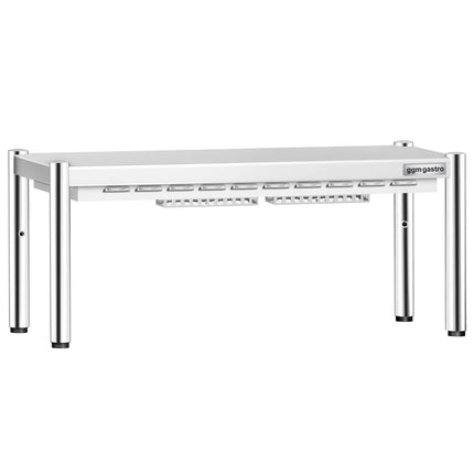 GGM Gastro Commercial Heated Gantry PREMIUM with 1 Ceramic Heater - 1000x370mm - 700W - Single Tier - height-adjustable