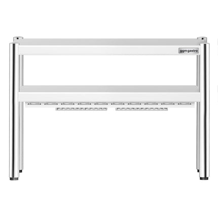 GGM Gastro Commercial Heated Gantry PREMIUM with 1 Ceramic Heater - 1000x370mm - 700W - height-adjustable