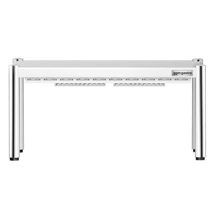 GGM Gastro Commercial Heated Gantry PREMIUM with 1 Ceramic Heater - 1000x370mm - 700W - Single Tier - height-adjustable