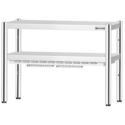 GGM Gastro Commercial Heated Gantry PREMIUM with 1 Ceramic Heater - 1000x370mm - 700W - height-adjustable