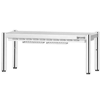 GGM Gastro Commercial Heated Gantry PREMIUM with 1 Ceramic Heater - 1000x370mm - 700W - Single Tier - height-adjustable