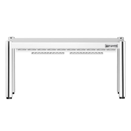 GGM Gastro Commercial Heated Gantry PREMIUM with 1 Ceramic Heater - 800x370mm - 700W - Single Tier - height-adjustable