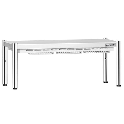 GGM Gastro Commercial Heated Gantry PREMIUM with Ceramic Heaters - 1200x370mm - 1.05kW - Single Tier - height-adjustable