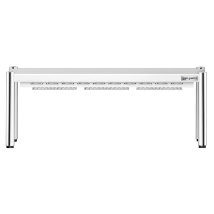 GGM Gastro Commercial Heated Gantry PREMIUM with Ceramic Heaters - 1200x370mm - 1.05kW - Single Tier - height-adjustable