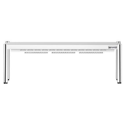 GGM Gastro Commercial Heated Gantry PREMIUM with Ceramic Heaters - 1400x370mm - 1.05kW - Single Tier - height-adjustable