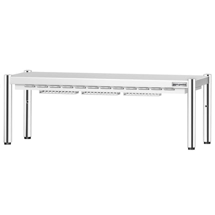 GGM Gastro Commercial Heated Gantry PREMIUM with Ceramic Heaters - 1400x370mm - 1.05kW - Single Tier - height-adjustable