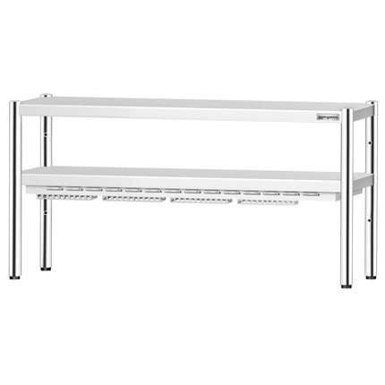 GGM Gastro Commercial Heated Gantry PREMIUM with Ceramic Heaters - 1600x370mm - 1.4kW - 2 Tier - height-adjustable