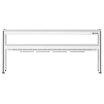 GGM Gastro Commercial Heated Gantry PREMIUM with Ceramic Heaters - 1800x370mm - 1.4kW - 2 Tier - height-adjustable
