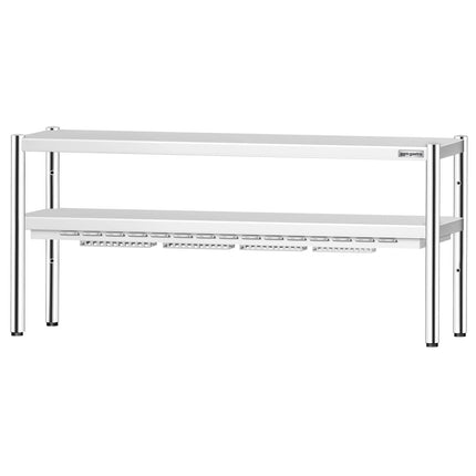 GGM Gastro Commercial Heated Gantry PREMIUM with Ceramic Heaters - 1800x370mm - 1.4kW - 2 Tier - height-adjustable