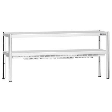 GGM Gastro Commercial Heated Gantry PREMIUM with Ceramic Heaters - 1800x370mm - 1.4kW - 2 Tier - height-adjustable