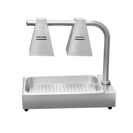 GGM Gastro Commercial Heated Gantry with 2 Heat Lamps - 600x330mm - 600W - for GN 1/1 - Single Tier