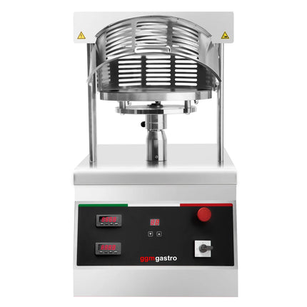 GGM Gastro Commercial Heated Pizza Dough Press - for Pizza Bases Ø330mm (33 cm) - Dough 130-250g - 3-Phase