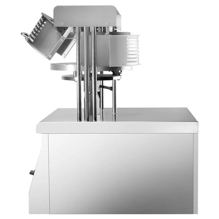 GGM Gastro Commercial Heated Pizza Dough Press - for Pizza Bases Ø330mm (33 cm) - Dough 130-250g - 3-Phase