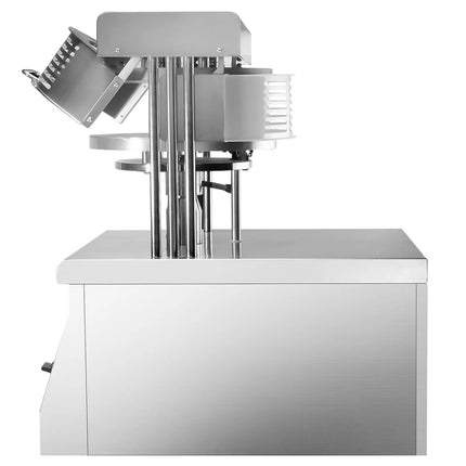 GGM Gastro Commercial Heated Pizza Dough Press - for Pizza Bases Ø450mm (45.7 cm) - Dough 250-500g - 3-Phase