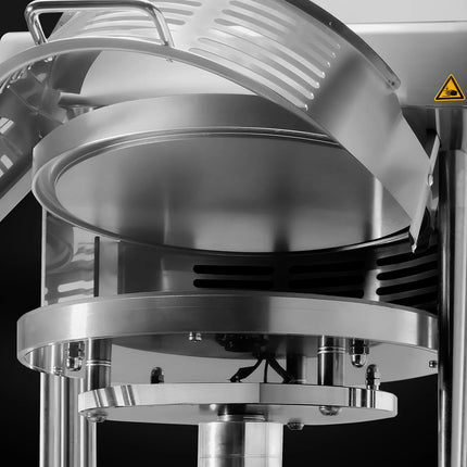 GGM Gastro Commercial Heated Pizza Dough Press - for Pizza Bases Ø450mm (45.7 cm) - Dough 250-500g - 3-Phase