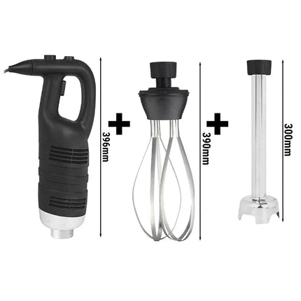 GGM Gastro Commercial Heavy Duty Stick Blender - with Detachable 300mm Shaft & Whisk Attachment - 650W - Variable Speed