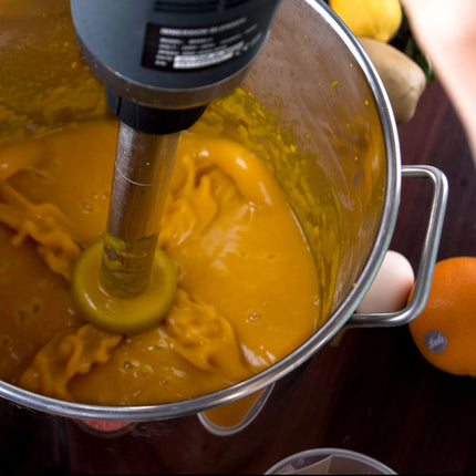 GGM Gastro Commercial Heavy Duty Stick Blender - with Detachable 500mm Shaft & Whisk Attachment - 450W - Single Speed