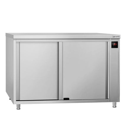 GGM Gastro Commercial Hot Cupboard ECO - 1000x600mm - with sliding doors - digital