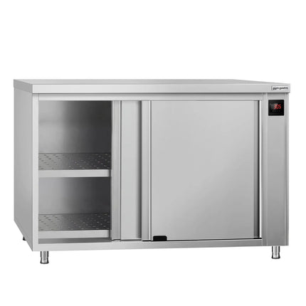GGM Gastro Commercial Hot Cupboard ECO - 1000x700mm - with sliding doors - Digital