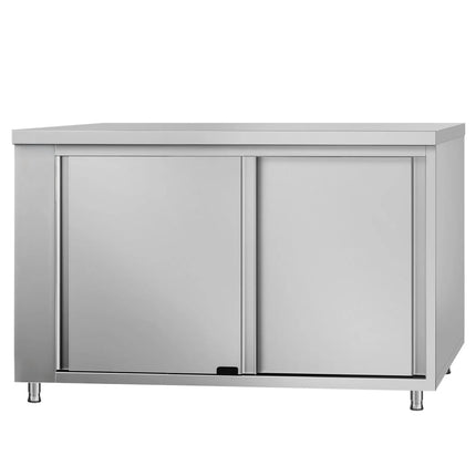 GGM Gastro Commercial Hot Cupboard ECO - 1200x600mm - with pass-through & sliding doors - Digital