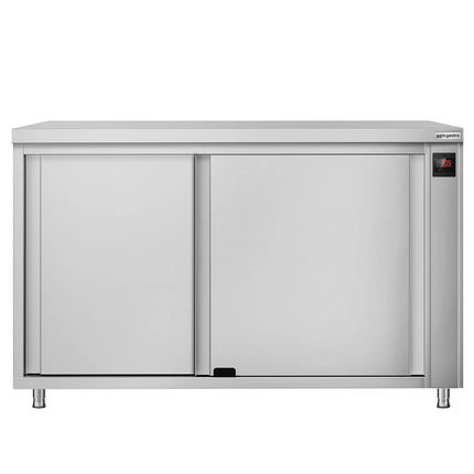 GGM Gastro Commercial Hot Cupboard ECO - 1200x600mm - with sliding doors - digital