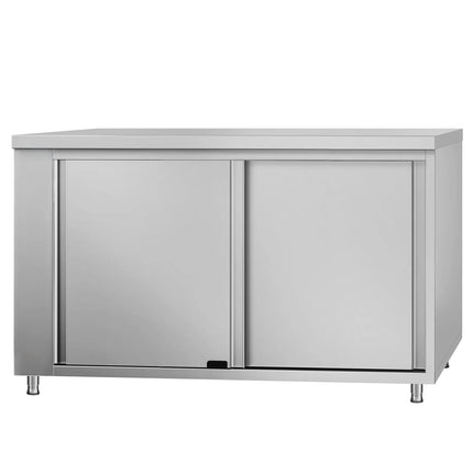 GGM Gastro Commercial Hot Cupboard ECO - 1400x700mm - with pass-through & sliding doors - digital