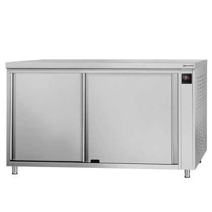 GGM Gastro Commercial Hot Cupboard ECO - 1600x700mm - with pass-through & sliding doors - Digital