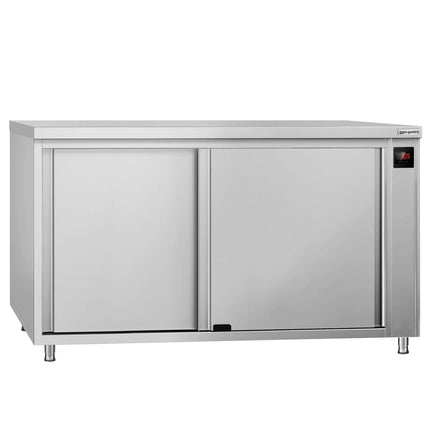 GGM Gastro Commercial Hot Cupboard ECO - 1600x700mm - with sliding doors - Digital