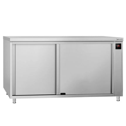 GGM Gastro Commercial Hot Cupboard ECO - 1800x600mm - with sliding doors - digital