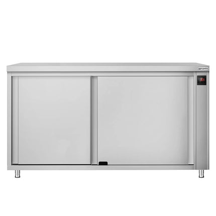 GGM Gastro Commercial Hot Cupboard ECO - 1800x600mm - with sliding doors - digital