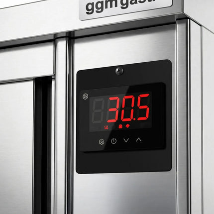 GGM Gastro Commercial Hot Cupboard ECO - 1800x600mm - with sliding doors - digital