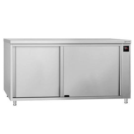 GGM Gastro Commercial Hot Cupboard ECO - 2000x600mm - with pass-through & sliding doors - digital