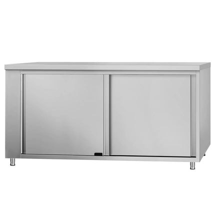 GGM Gastro Commercial Hot Cupboard ECO - 2000x700mm - with pass-through & sliding doors - Digital