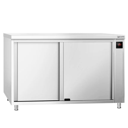 GGM Gastro Commercial Hot Cupboard PREMIUM – 1200 × 600 mm – Sliding Doors – Digital