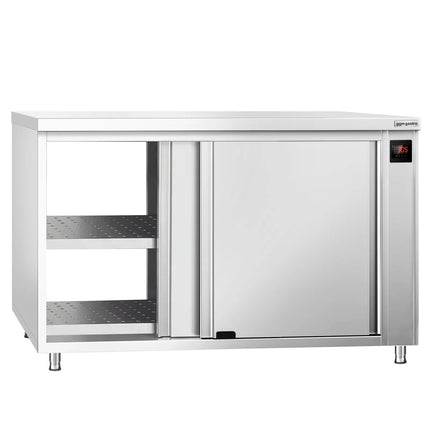 GGM Gastro Commercial Hot Cupboard PREMIUM – 1200 × 700 mm – Pass-Through – Sliding Doors – Digital