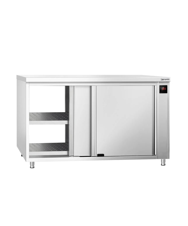 GGM Gastro Commercial Hot Cupboard PREMIUM – 1400 × 600 mm – Pass-Through – Sliding Doors – Digital