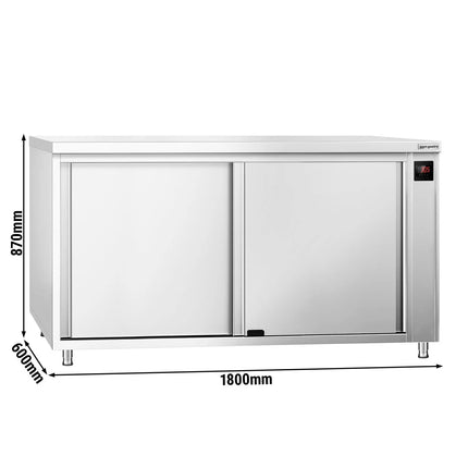 GGM Gastro Commercial Hot Cupboard PREMIUM – 1800 × 600 mm – Sliding Doors – Digital