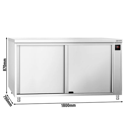 GGM Gastro Commercial Hot Cupboard PREMIUM – 1800 × 700 mm – Sliding Doors – Digital