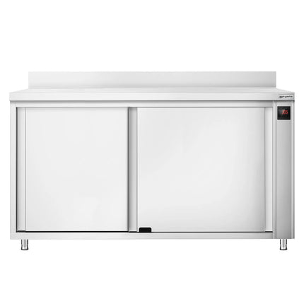 GGM Gastro Commercial Hot Cupboard PREMIUM – 1800 × 700 mm – with Upstand & Sliding Doors – Digital