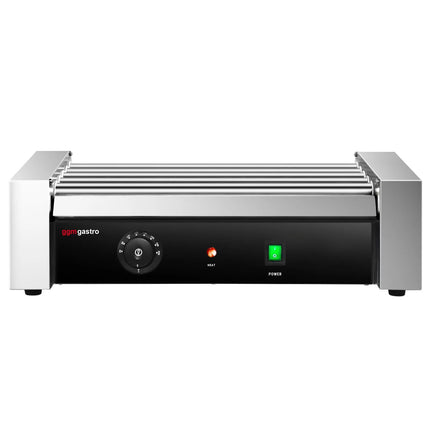 GGM Gastro Commercial Hot Dog Roller Grill - 5 Rollers - Single Heating Zone