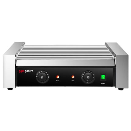 GGM Gastro Commercial Hot Dog Roller Grill - 9 Rollers