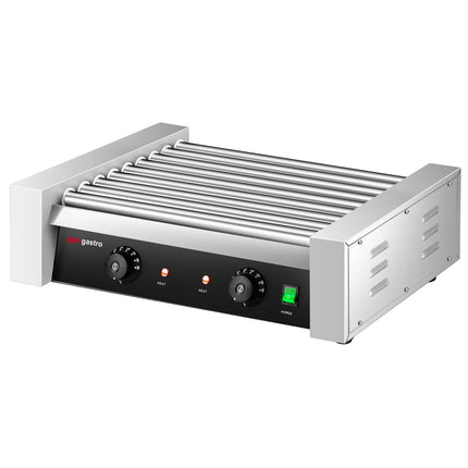 GGM Gastro Commercial Hot Dog Roller Grill - 9 Rollers