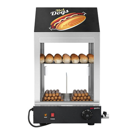 GGM Gastro Commercial Hot Dog Steamer - 1.2kW - 2-Tier
