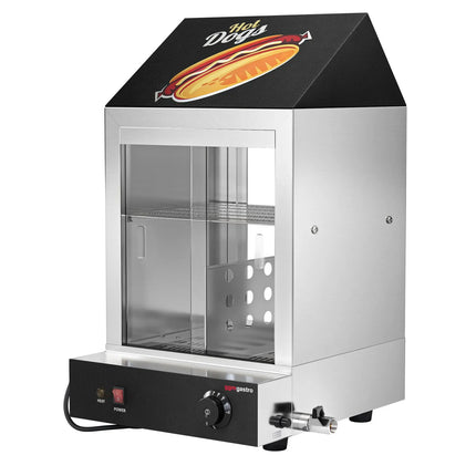 GGM Gastro Commercial Hot Dog Steamer - 1.2kW - 2-Tier